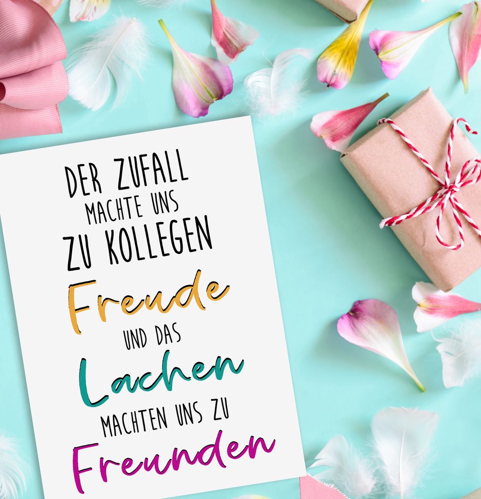 Postkarte KOLLEGEN Freunde Produktbild 3