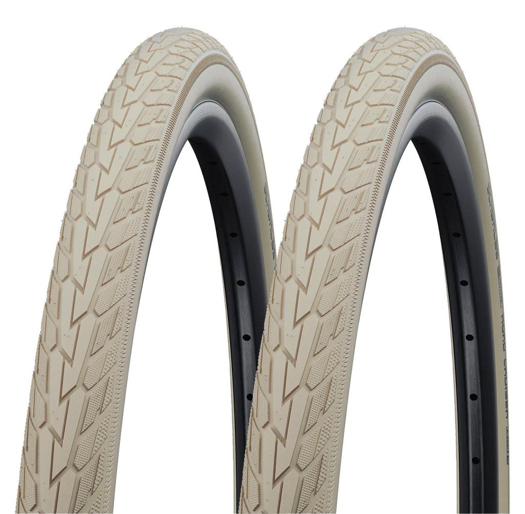 2x Schwalbe Road Cruiser 42-622 creme Drahtreifen K-Guard Produktbild 