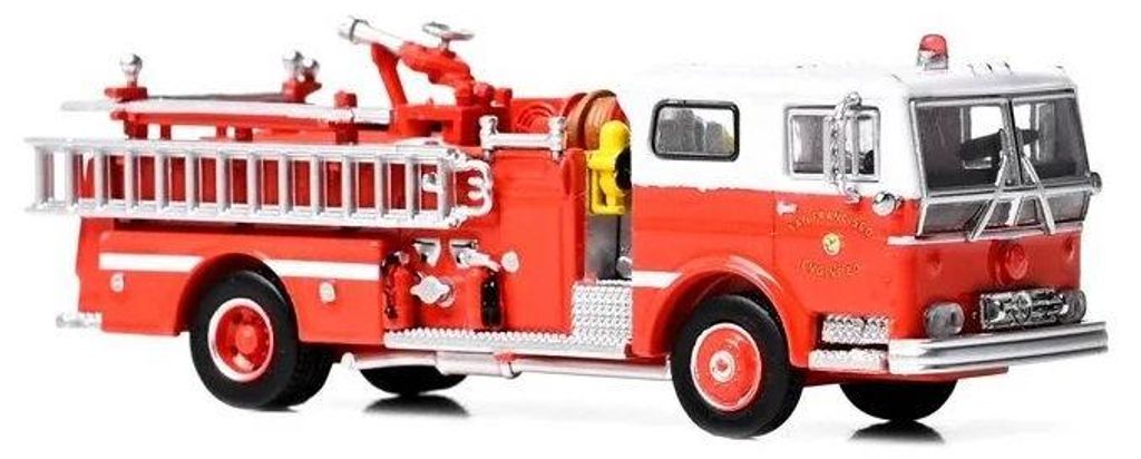 ICONIC REPLICAS IR-0649 - 1/87 1973 Ward LaFrance Fire Truck San Francisco - Neu