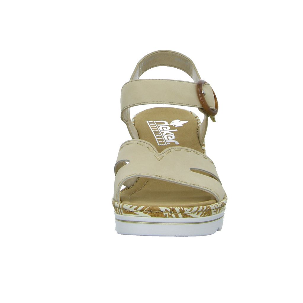 Rieker Keilsandaletten 67173 Damen 31353430373139 Beige 37 Produktbild 16