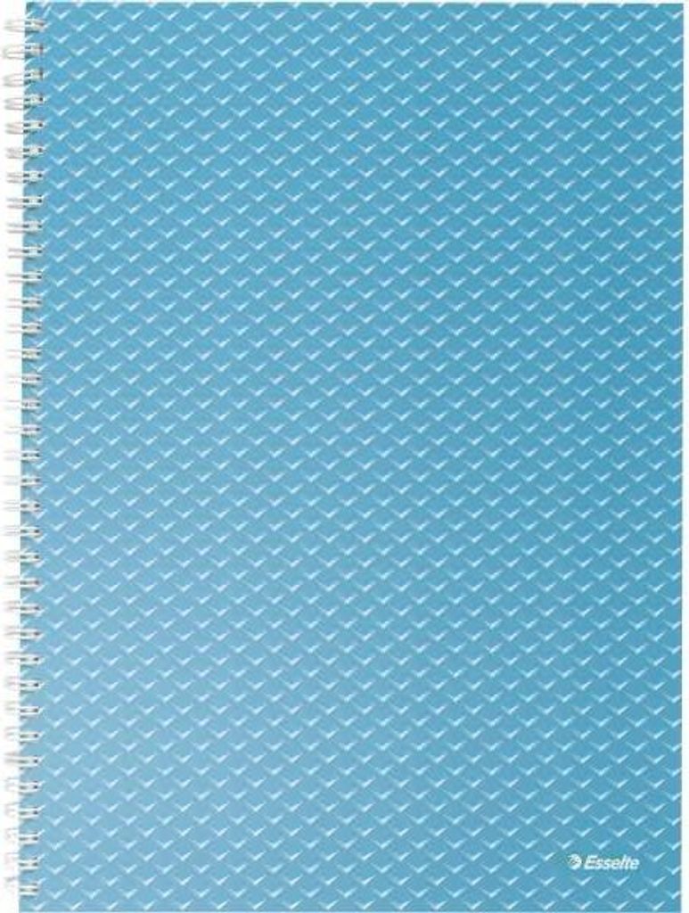 Esselte 628476, Muster, Blau, A4, 80 Blätter, 80 g/m², Kariertes Papier