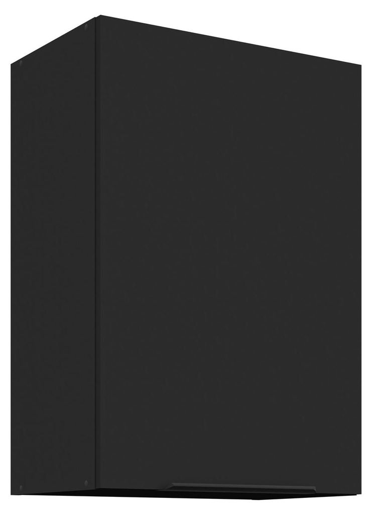 Küchen Hängeschrank 50 cm SIENA Schwarz Küche Küchenzeile Produktbild 