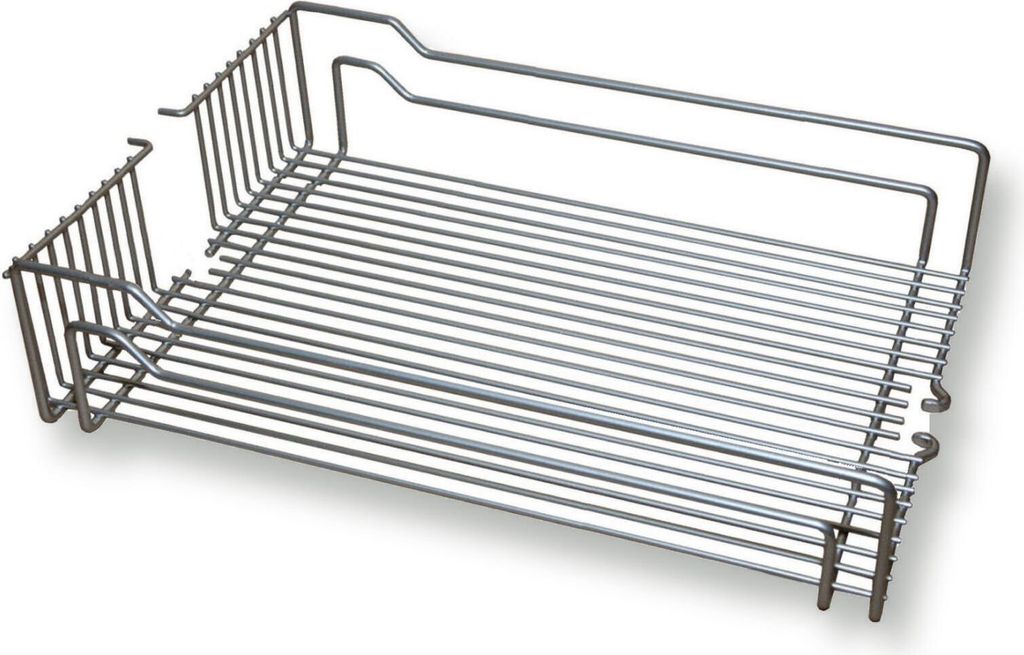 Kesseböhmer 5 Stück Einhängekörbe für Hochschrank Dispensa / Drahtkörbe für 40er Apothekerschrank / 350 x 467 x 110 mm /