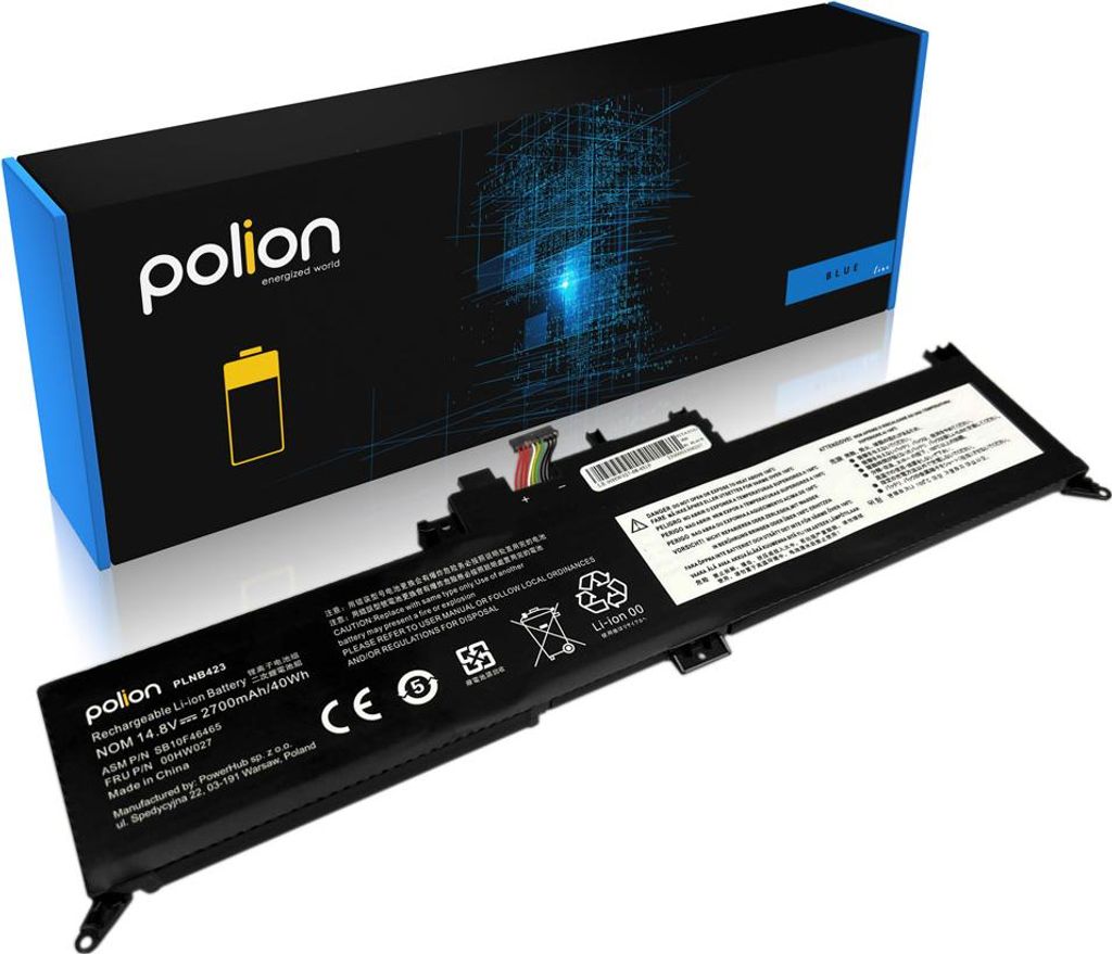 POLION Laptop-Batterie für Lenovo ThinkPad Yoga 260/370 Produktbild 