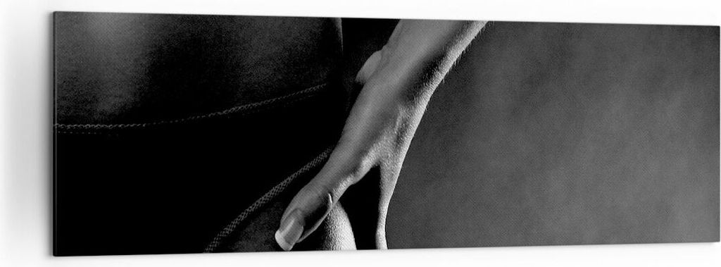 Bild auf Leinwand - Leinwandbild - Frau Modell erotisch - 160x50cm - Wand Bild - Wanddeko - Leinwanddruck - Bilder - Kunstdruck - Wanddekoration - ...