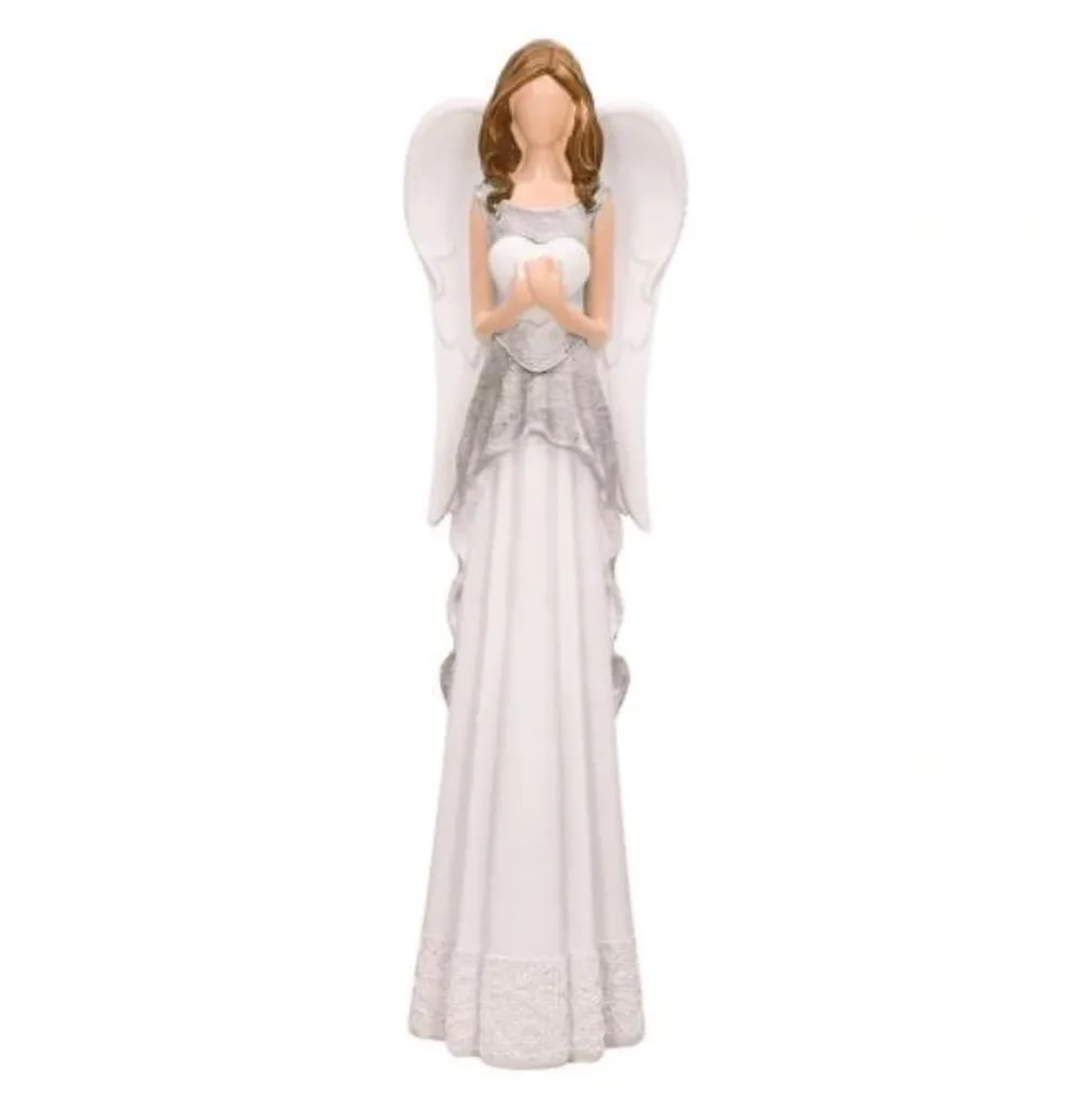 Statuette Ange Protecteur : Figurine Déco Noël pour Table et Maison