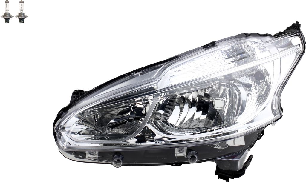 Johns, Scheinwerfer Halogen HSW passend für Peugeot 208 03/12- 05/15 Links Leuchtmittel 9802221880