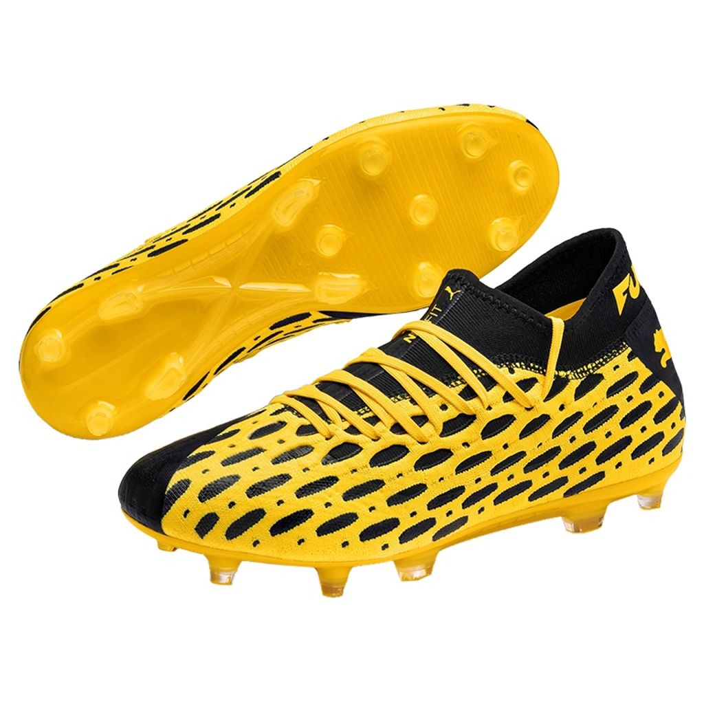 Puma Future 5.2 Netfit FG/AG Fußballschuhe ultra yellow/puma black 46.5