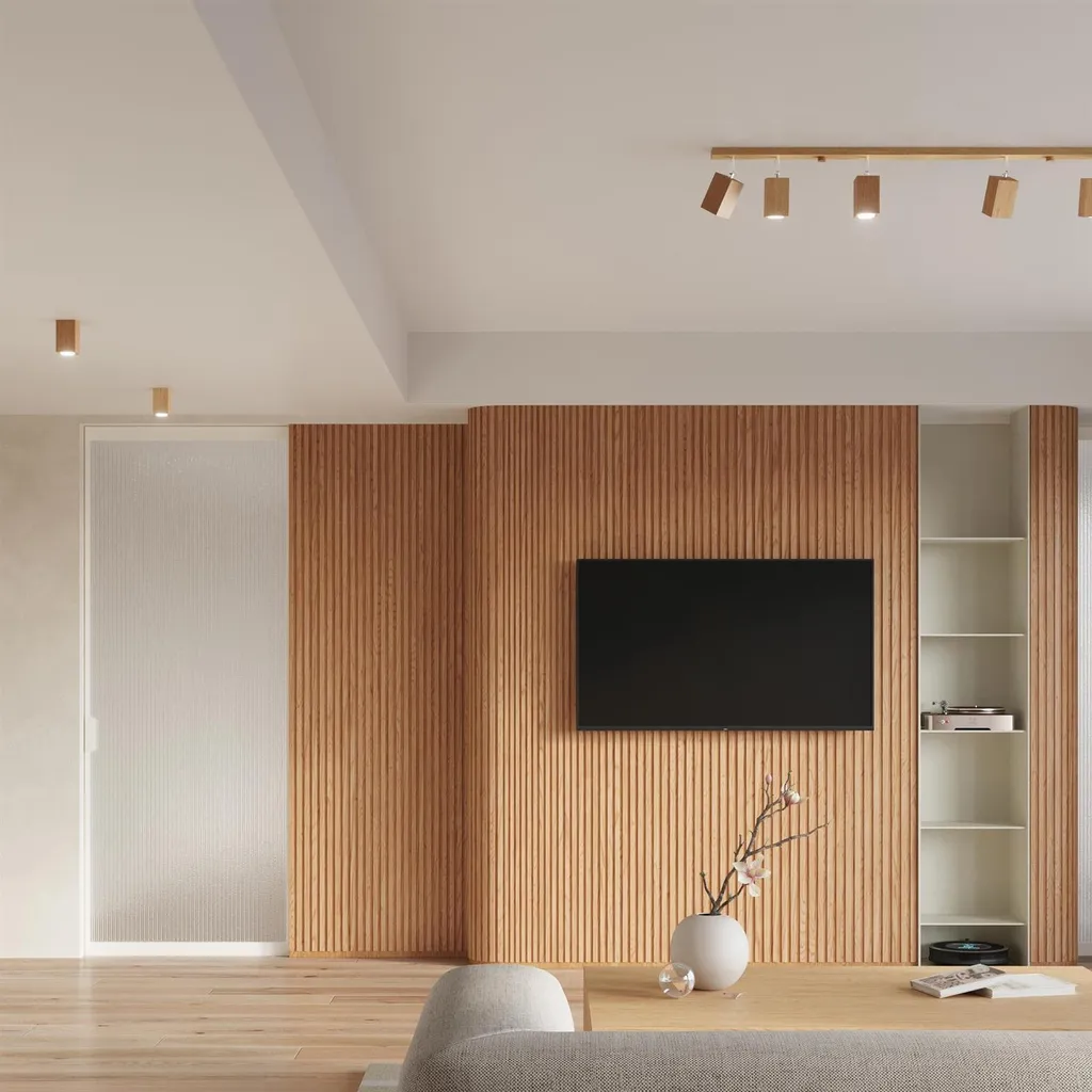 Lampada Soffitto Sollux KEKE 3 Legno Rovere 45cm 3xGU10 Qualità - 7