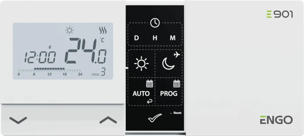 ENGO E901 Régulateur de température programmable blanc haute précision