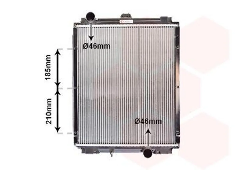 Réparer fuite de liquide : Radiateur VAN WEZEL pour MITSUBISHI Canter