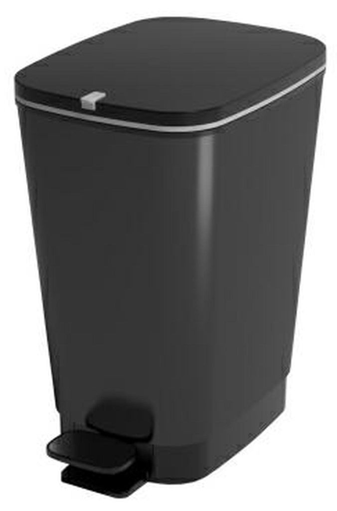 KETER Mülleimer mit Pedal 35L Schwarz Modell 237612