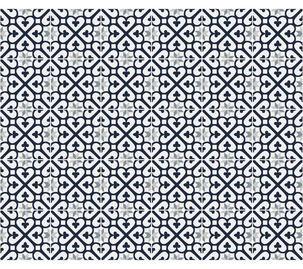 Selbstklebende Fliesenaufkleber für Küche und Bad – 30 ISADORA AZULEJOS Fliesenaufkleber – 30 Aufkleber 10x10cm