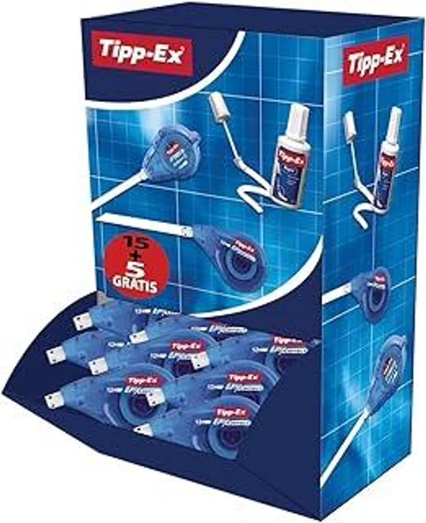 Tipp-Ex Easy Correct Pacco da 20 - Il Miglior Alleato per Appunti e Esami