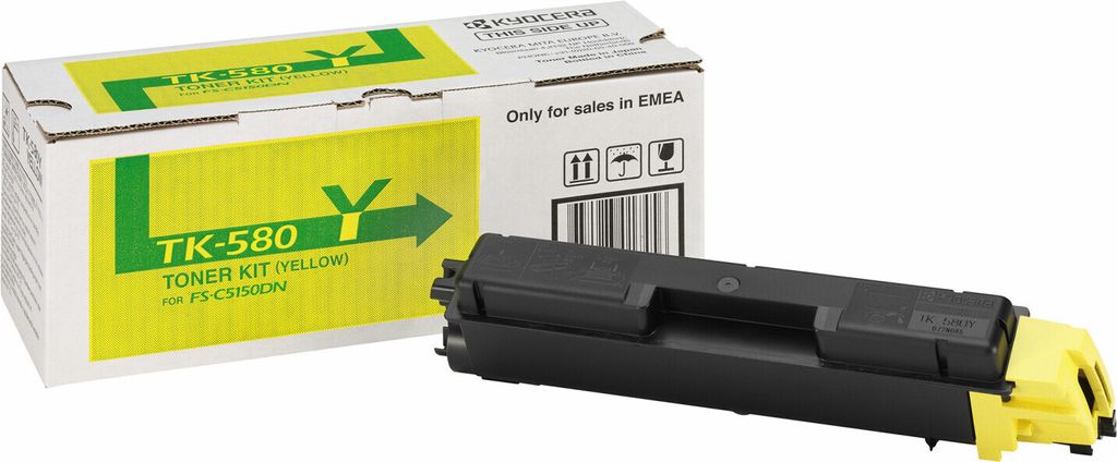 Original Toner für KYOCERA/mita FS C5150DN gelb Produktbild 