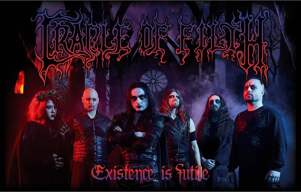 Poster Tissu Cradle Of Filth Durable RO4179 Existence Is Futile sans Plis