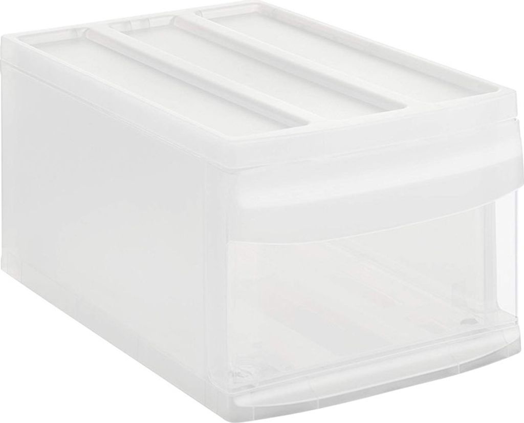 Rotho Schubladenbox M SYSTEMIX Schublade 12 L - Aufbewahrungsbox 25,5 x 39,5 x 20,3 cm - Organizer aus Kunststoff - stapelbar und erweiterbar