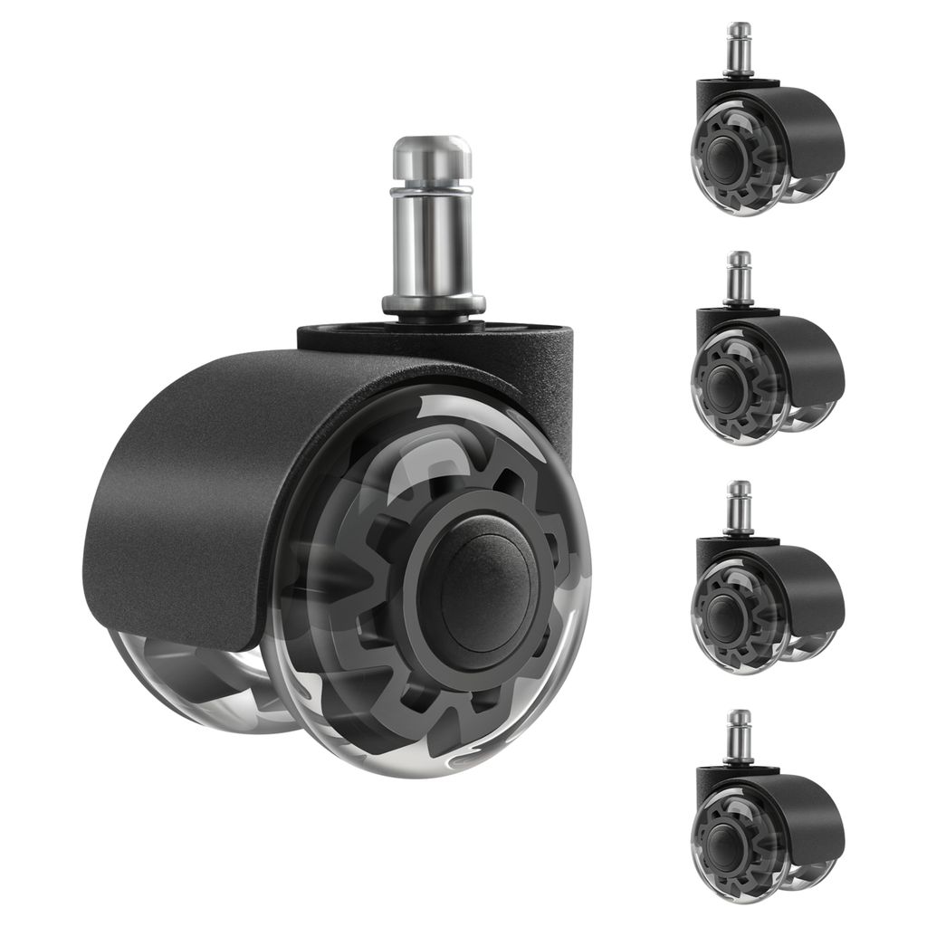MARK ADLER Wheels 3.0 Black Kolečka pro židle na kolečkách Obrázek produktu 