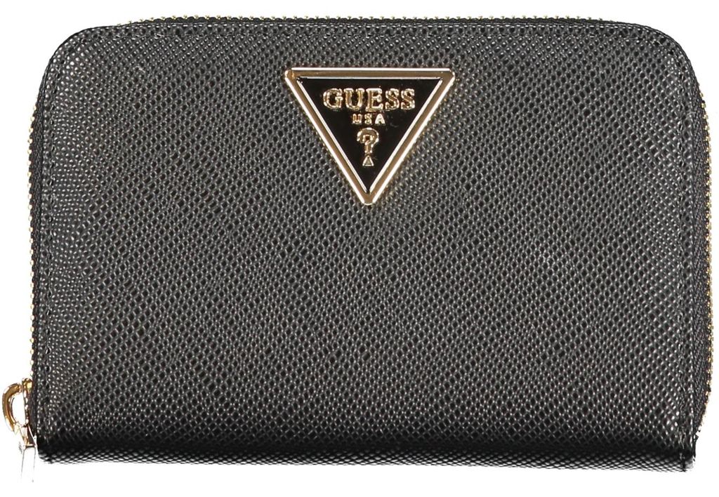 Elegante Damen Geldbörse in Schwarz - Praktisch mit Produktbild 