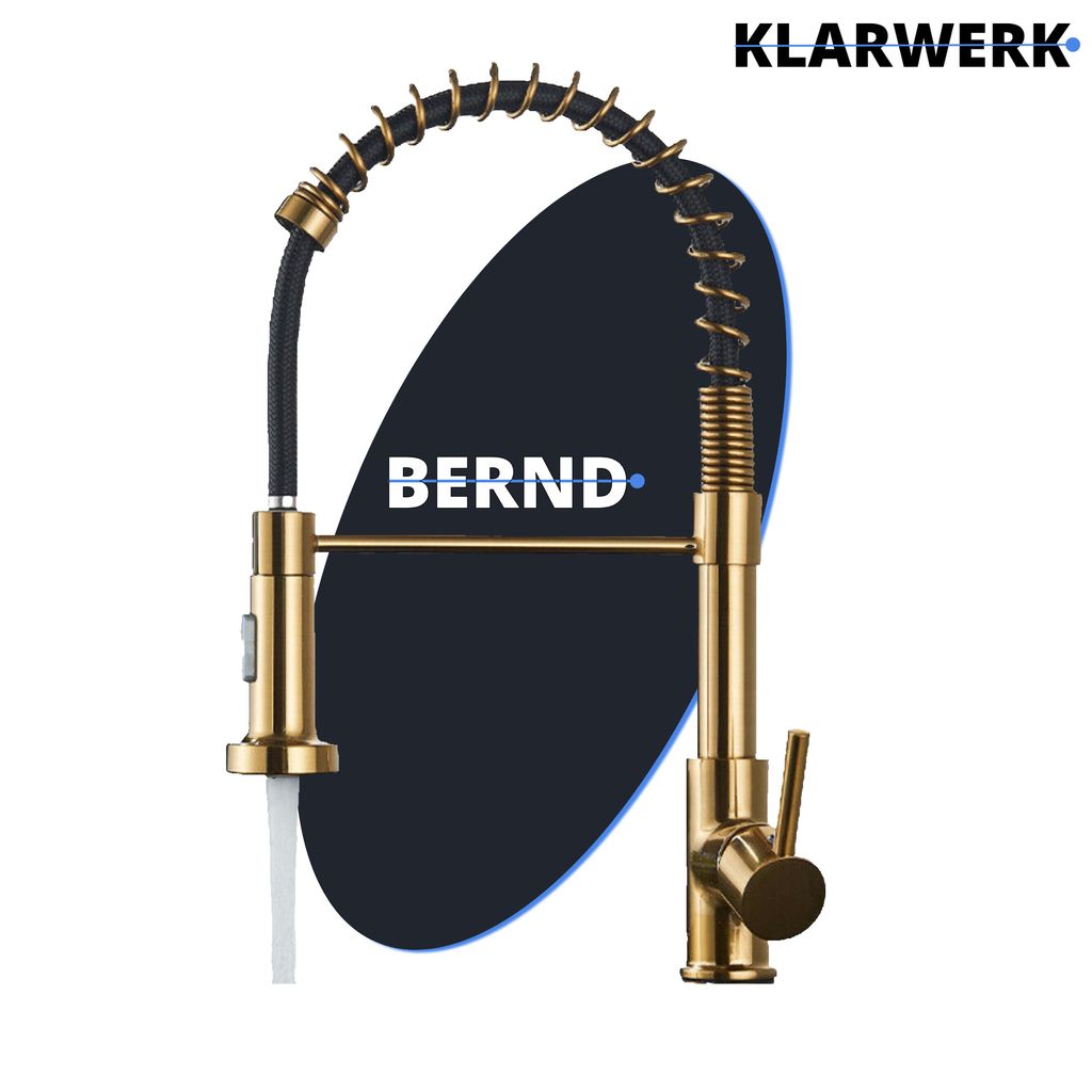 Bernd | gastronomická zlatá kefovaná flexibilná batéria | Obrázok produktu 