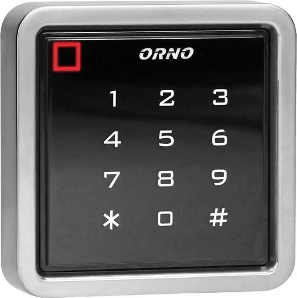 Clavier à code extérieur IP68 et lecteur de badge pour gâche électrique