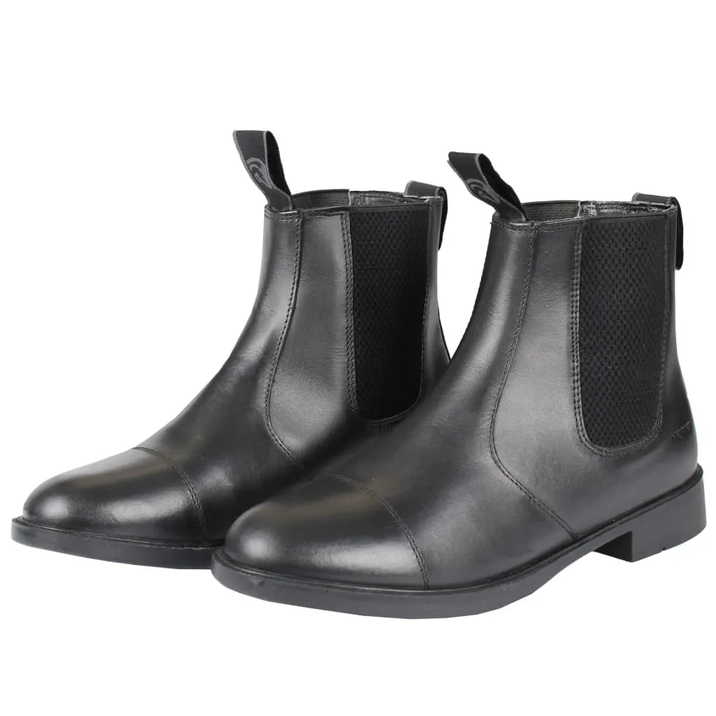 Bottines HORKA cuir noir 39 - Finition premium et confort équestre pro