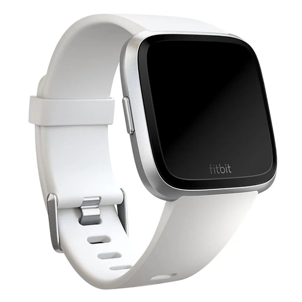 Bracelet de rechange Fitbit Versa blanc en silicone souple et robuste - 3