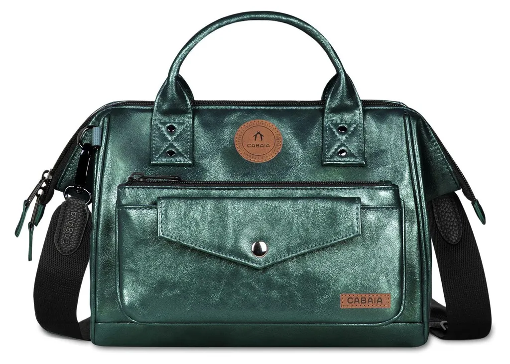 Sac Crossbody Cabaia Lucerne vert foncé : fini les sacs trop lourds