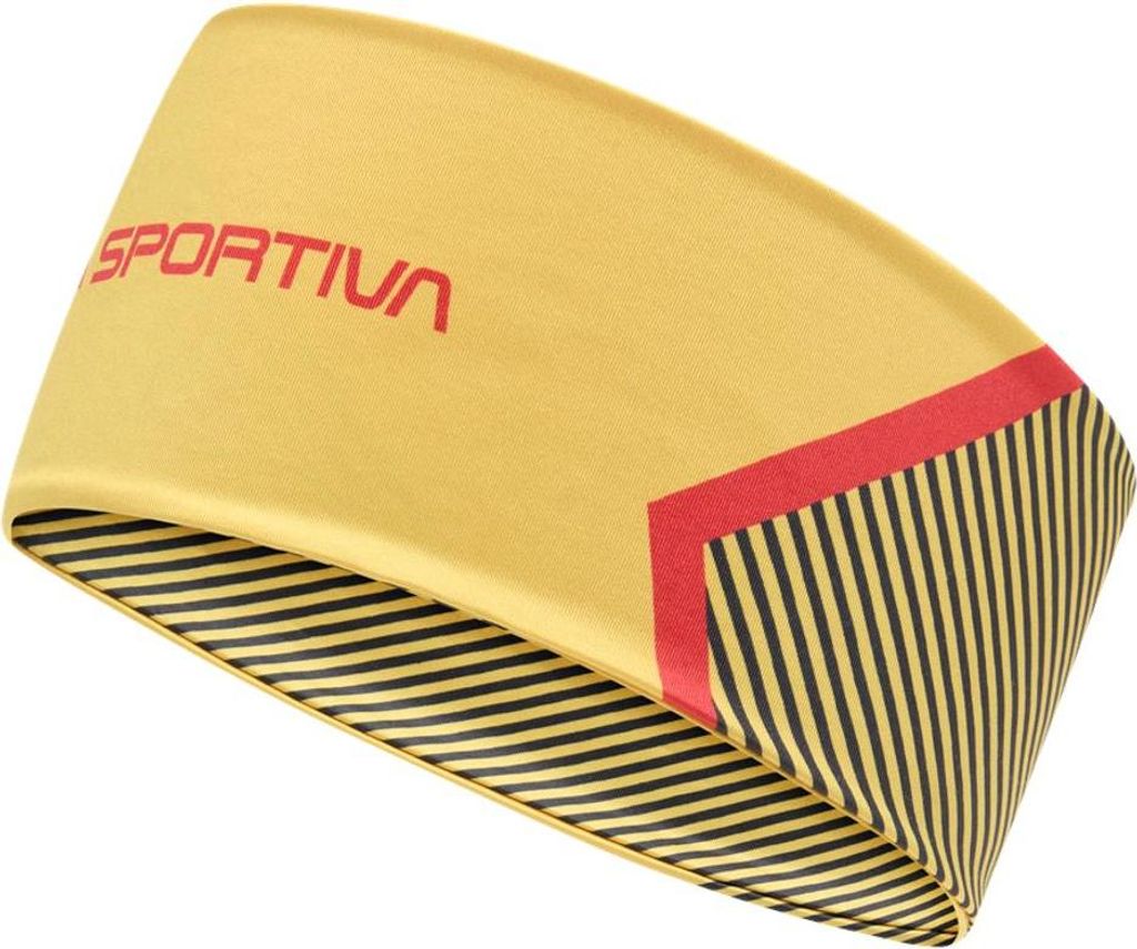 Flow Headband - Leichtes Stirnband fürs Berglaufen - La Sportiva, Größe:S/M, Farbe:Y00K00-Yellow/Black