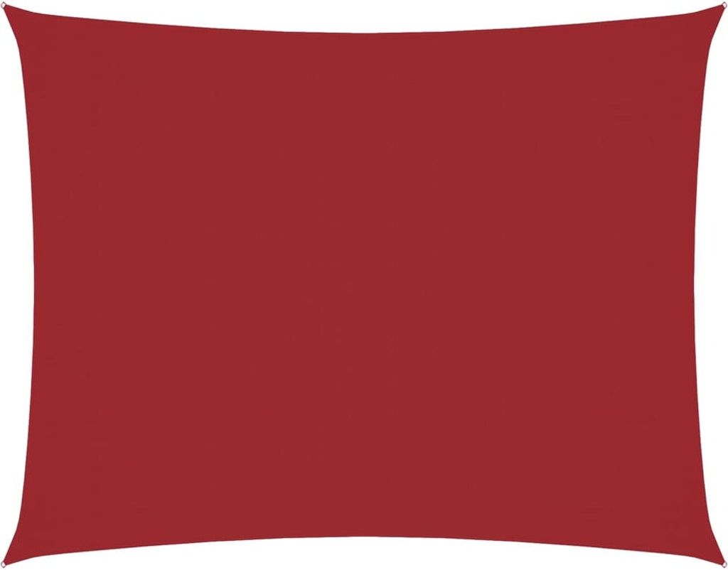Sonnensegel Oxford-Gewebe Rechteckig 6x8 m Rot