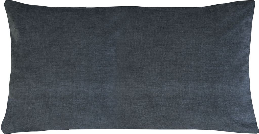 Kissenhülle - Anthrazit - Polyester - 40 x 60 cm - mit Reißverschluss