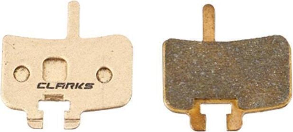 Ein Paar hydraulische Bremsbeläge Clarks Hayes HFX Nine Mag MX1 Meca Promax