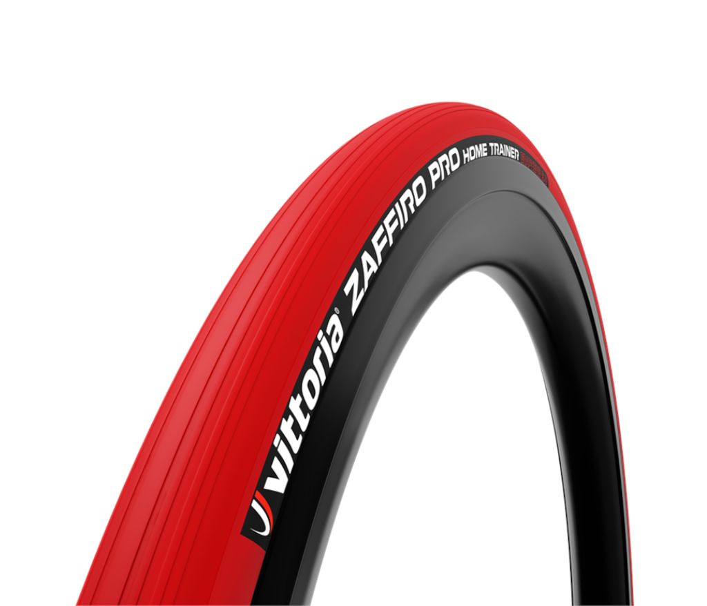 Vittoria Zaffiro Pro Home Trainer Reifen 700x23C, Trainer Reifen, Rot, Gefaltet