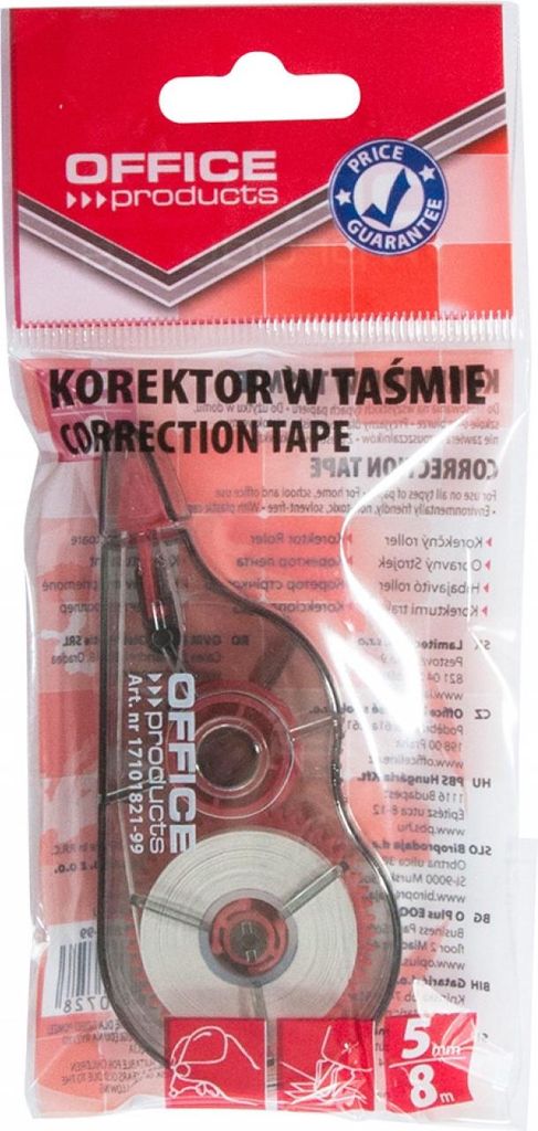 Office Products - Produkte correctieroller, 5 mm x 8 m