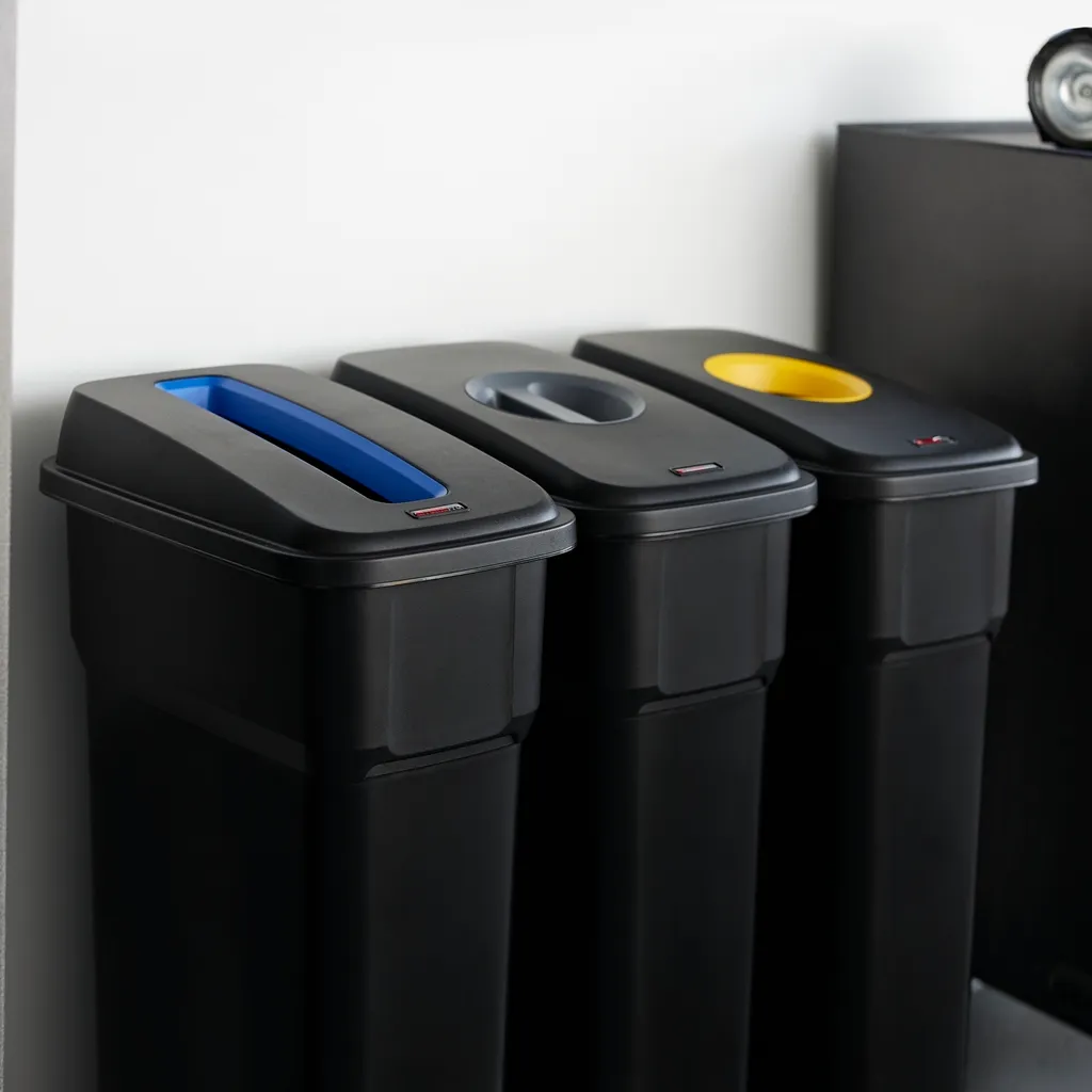 Couvercle pour Poubelle de Tri 55L et 70L avec Fermeture Anti-Odeur
