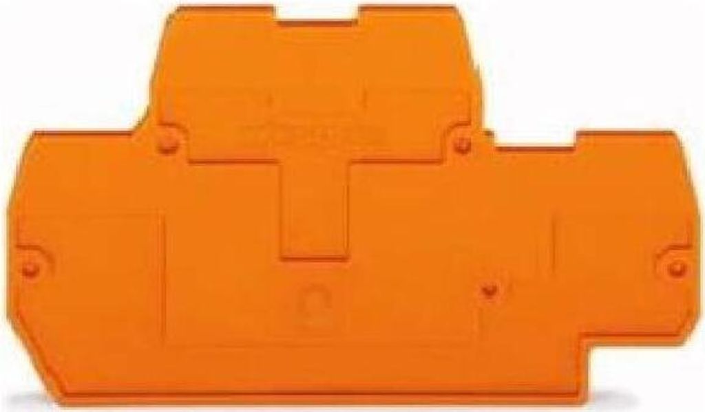 25 Stück Abschluss-/Zwischenplatte 2mm, orange 870-519