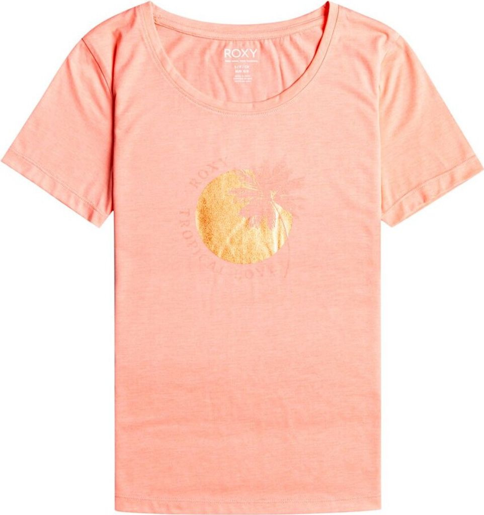 Roxy Chasing The Wave Kurzarm-t-shirt Orange S Frau Orange S