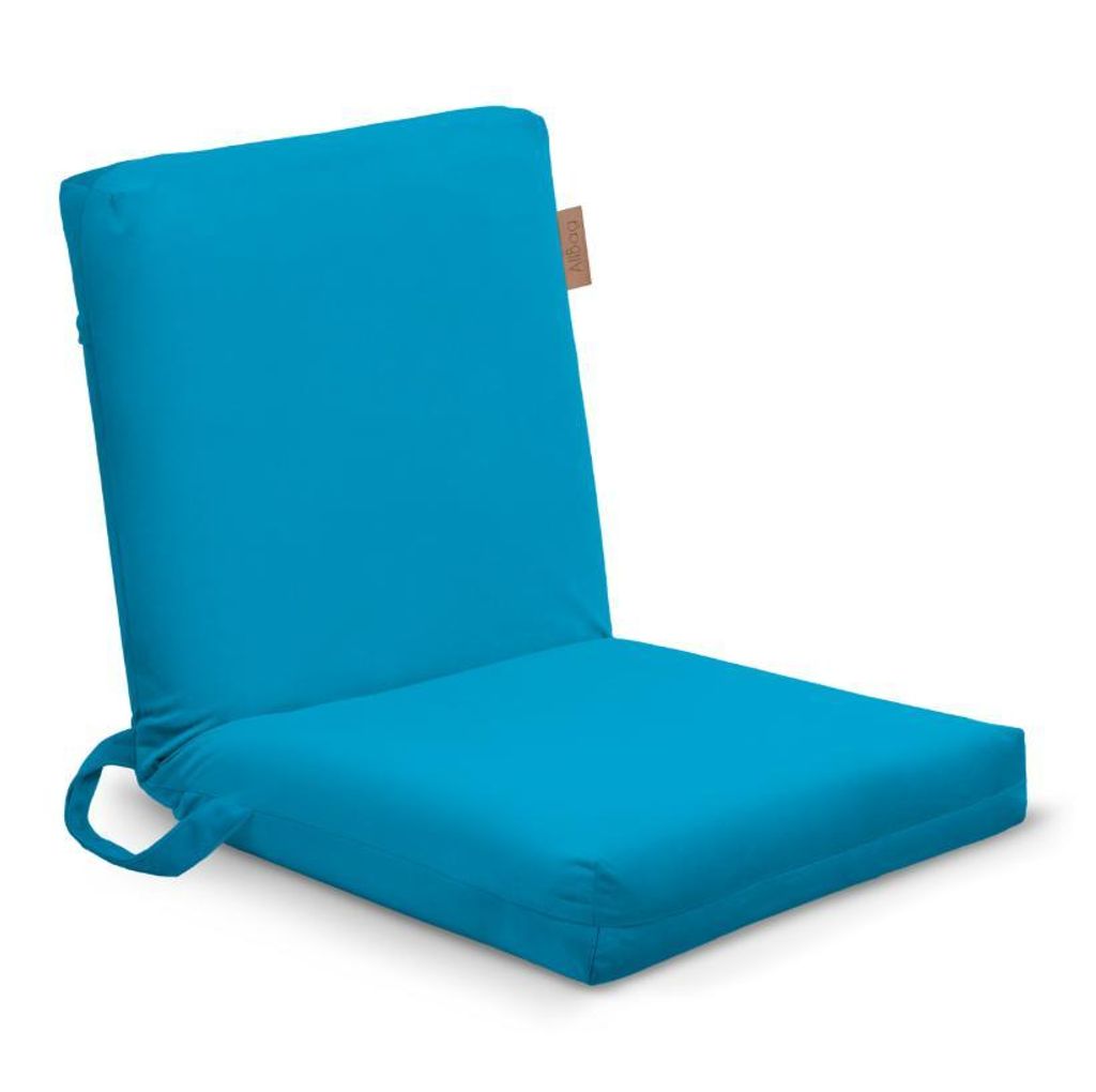 Klappbare Oxford Strandliege Blau – Tragbar Gartenliege, leichte Campingliege