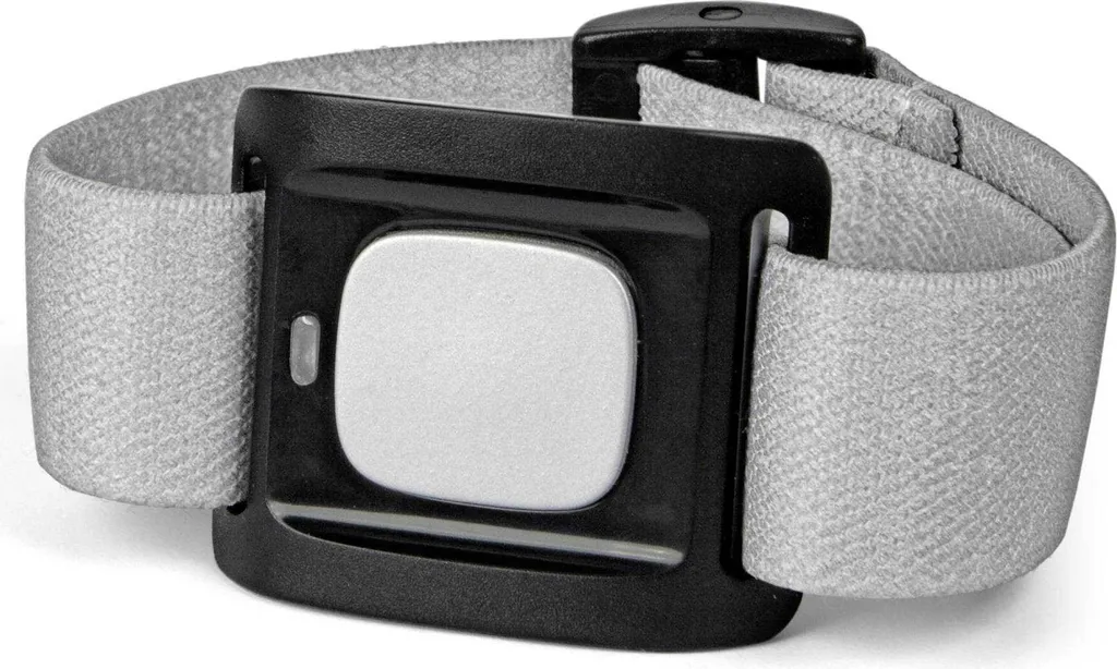 Bouton d'alerte Doro 3500 argenté et noir pour assistance à distance