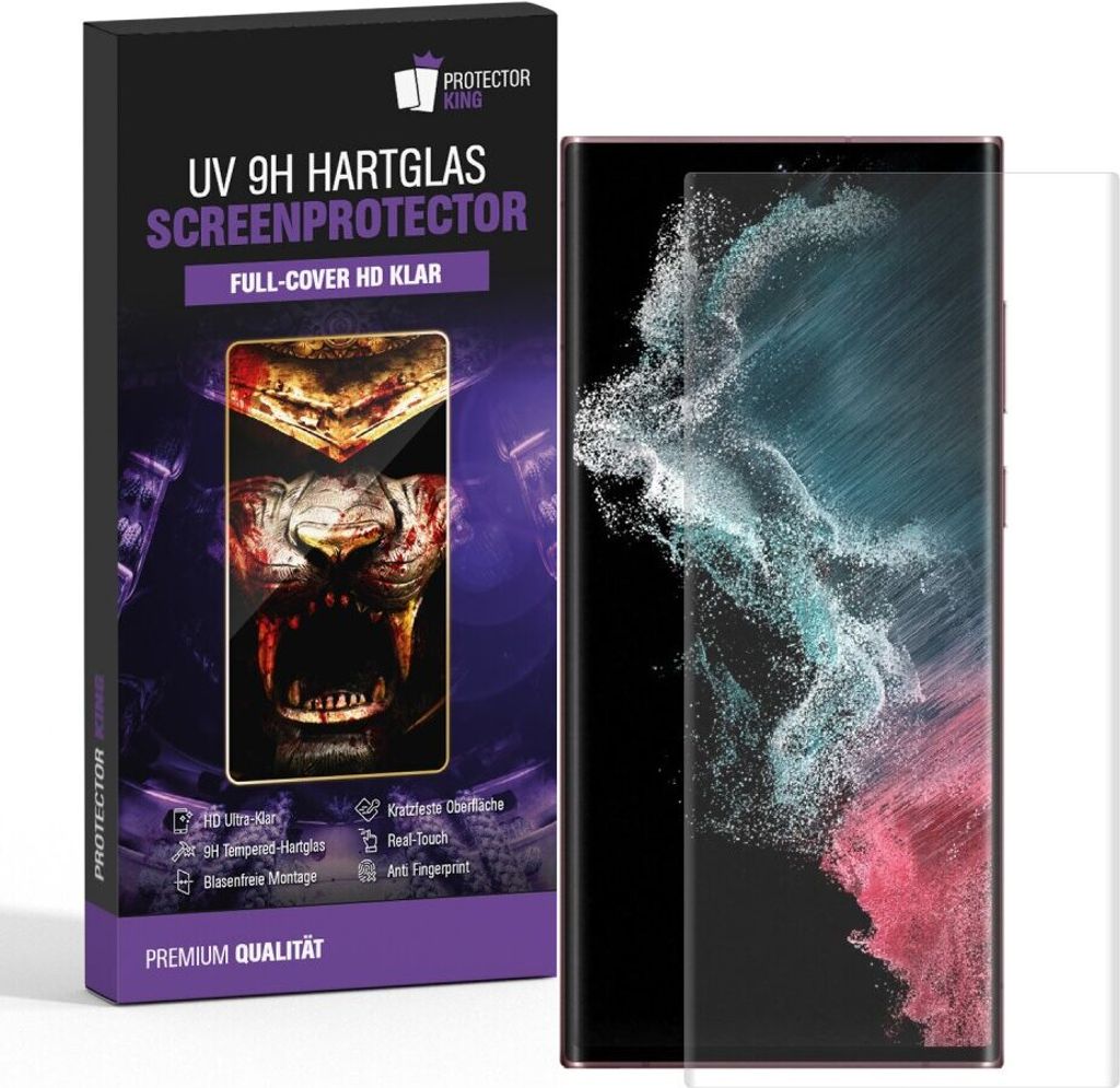 2x 9H Panzerglas für Samsung Galaxy S23 Ultra FULL CURVED Produktbild 