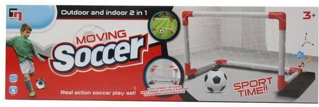 Fußballset mit beweglichem Tor 62 x 42 cm Produktbild 