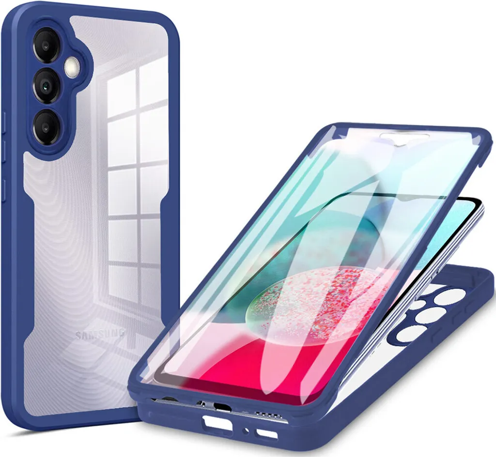 Custodia Rugged Galaxy A54 5G Blu: Massima Protezione 360 Gradi
