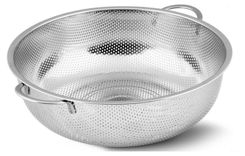 Küchensieb Metall Ø 31,5 cm Filtern, Seihen und Sieben