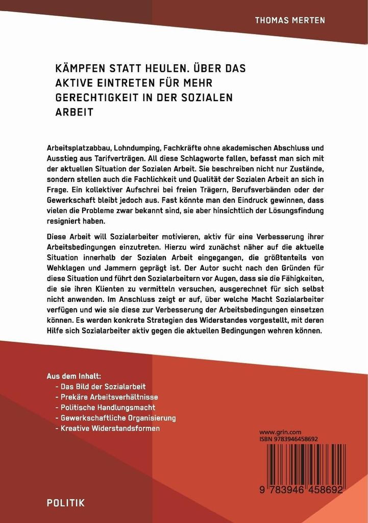 Kämpfen statt Heulen. Über das aktive Eintreten für mehr Gerechtigkeit in der Sozialen Arbeit