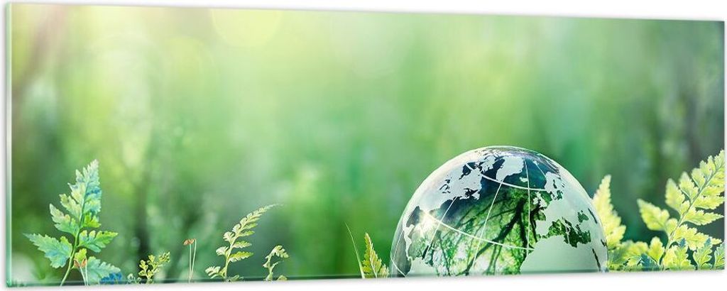 Bilder auf glas - natur natur - 90x30cm - Glasbilder - Wandbilder - Bilder - Kunstdruck - zum Aufhängen bereit - Wanddekoration aus Glas - Glas Bi...