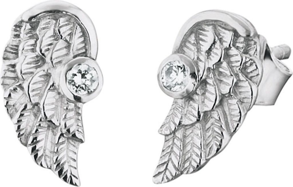 Herzengel HEE-WING-ZI Mädchen Ohrstecker Flügel Silber