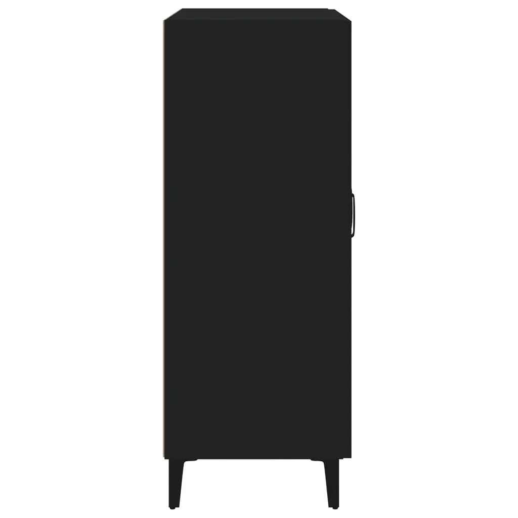 Vetrinetta Nera 90cm Mobili2025 | Cassettiera Multiuso Design - 7