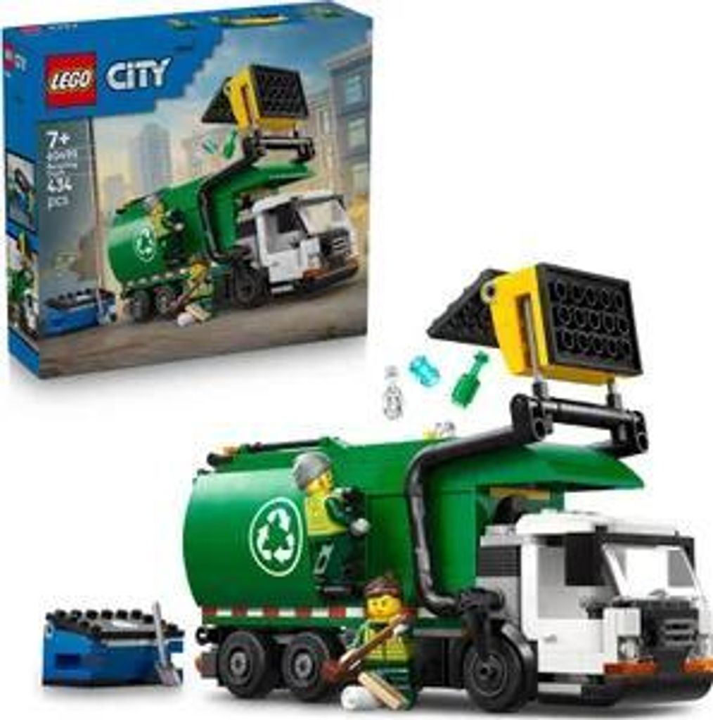 LEGO City Recycling-LKW - Spielzeug Müllwagen mit 2 Produktbild 