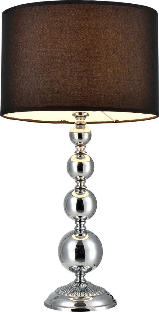 Lampada Comodino lux.pro 51cm Cromo - Luce Soffusa per Camera