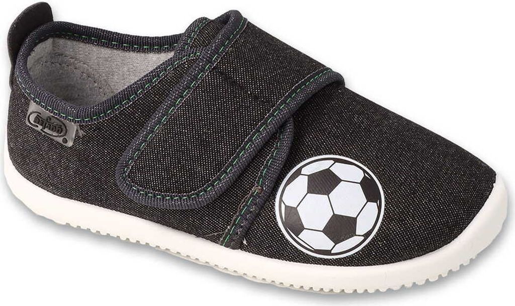 Flip-Flops Befado SOFTER 902X042 902Y042 barfuß schwarz flexi Klettverschluss